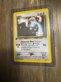 1st Edition Lugia 9/111 Neo Genesis 2000 Holo Rare WOTC Pokemon Card TCG MP - Image 1
