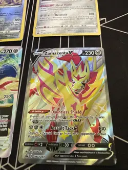 Zamazenta V (Shiny) SWSH293 SWSH: Sword & Shield Promo Cards Holo Combo - Image 2