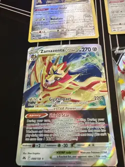 Zamazenta V (Shiny) SWSH293 SWSH: Sword & Shield Promo Cards Holo Combo - Image 3