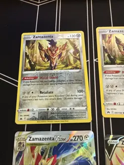 Zamazenta V (Shiny) SWSH293 SWSH: Sword & Shield Promo Cards Holo Combo - Image 4