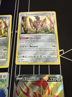 Zamazenta V (Shiny) SWSH293 SWSH: Sword & Shield Promo Cards Holo Combo - Image 5