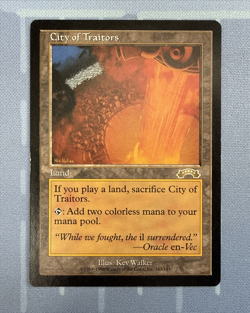 City of Traitors - RARE - Exodus - Magic the Gathering Vintage 1998 WOTC - Image 1
