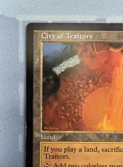City of Traitors - RARE - Exodus - Magic the Gathering Vintage 1998 WOTC - Image 2