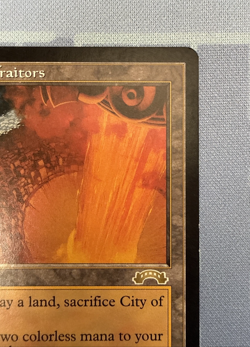 City of Traitors - RARE - Exodus - Magic the Gathering Vintage 1998 WOTC - Image 3