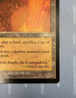 City of Traitors - RARE - Exodus - Magic the Gathering Vintage 1998 WOTC - Image 4