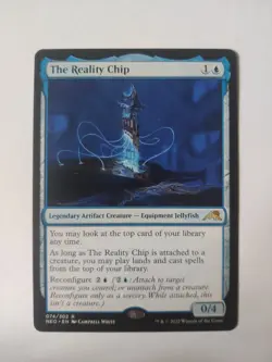 MTG - The Reality Chip - Kamigawa: Neon Dynasty - NM - Image 1