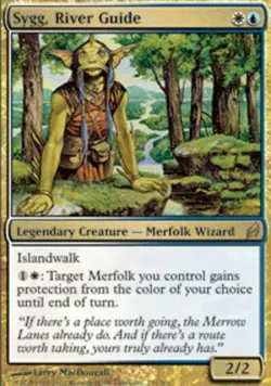 MTG Sygg, River Guide - Foil, Moderate Play, English Lorwyn - Image 1
