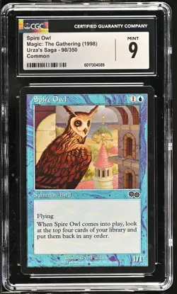 SPIRE OWL Urza's Saga C CGC 9 MTG [Nostalgium] - Image 1