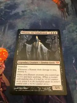 MTG Mikaeus, the Unhallowed Dark Ascension 70/158 Regular Mythic NM - Image 1