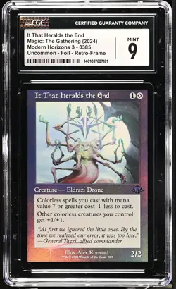IT THAT HERALDS THE END Modern Horizons 3 Retro Frame Foil CGC 9 MTG [Nos] - Image 1