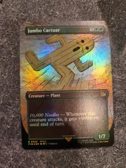 Jumbo Cactuar (Borderless) Final Fantasy Foil - Image 1