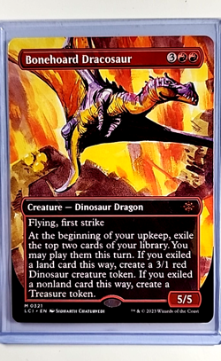 2023 MTG Magic the Gathering The Lost Caverns of Ixalan #321 Bonehoard Dracosaur - Image 1