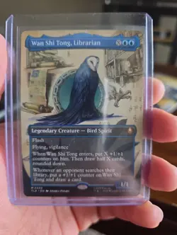 MTG Wan Shi Tong, Librarian - Borderless- Secret Lair - Legendary Creature - Image 1