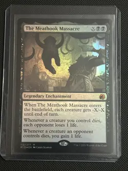 Magic The Gathering Innistrad : Midnight Hunt The Meathook Massacre Foil Mythic - Image 1