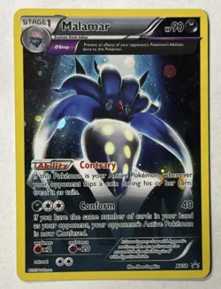 2015 Pokemon TCG Malamar XY58 Black Star Promo Cosmos Holo Ungraded - Image 1