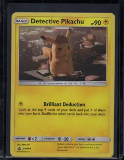 2016-19 Pokemon SM Black Star Promos Detective Pikachu #SM194 - Image 1