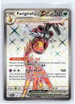 Pokemon TCG - SV05 Temporal Forces - Farigiraf ex Ultra Rare Holo Rare 194/162 - Image 1