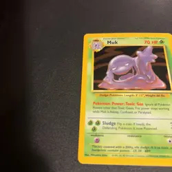 Pokemon TCG Muk Fossil 13 Holo Unlimited Holo Rare - Image 2