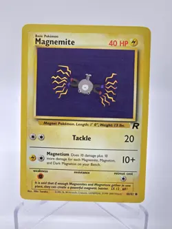 Pokemon TCG - Magnemite - Team Rocket #60/82 - LP - Image 1