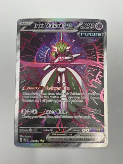 Pokemon Iron Valiant ex 220HP Special Illustration Rare 157/131 Prismatic Holo - Image 1