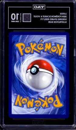 2024 POKEMON S&V SURGING SPARKS 203/191 TAG GEM MT 10 IR LATIOS - Image 2