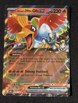 Ethan's Ho-Oh Ex 39/182 Destined Rivals DRI -Near Mint- Pokemon TCG - Image 1