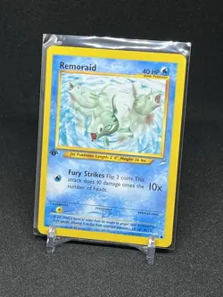 Pokemon TCG Remoraid First Edition Neo Destiny 80/105 NM Common Non Holo - Image 1