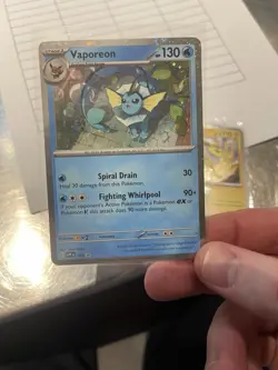 Pokemon TCG: Prismatic Evolutions Promo Vaporeon Flareon Jolteon Set of 3 - Image 2