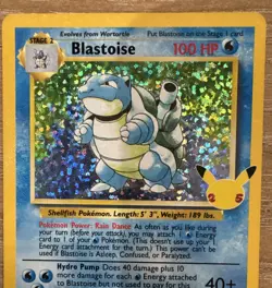 Pokemon TCG - Blastoise 2/102 - 25th Celebrations: Classic Collection Holo - NM - Image 2