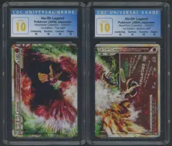 Pokemon CGC 10 Perfect Ho-Oh Legend Holo 2009 JPN Heartgold Coll 1ST ED Set - Image 1