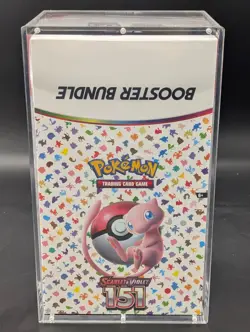 Pokemon 151 SV3.5 Booster Bundle Display Factory Sealed Case W/Acrylic Case - Image 1