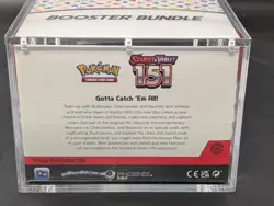 Pokemon 151 SV3.5 Booster Bundle Display Factory Sealed Case W/Acrylic Case - Image 3