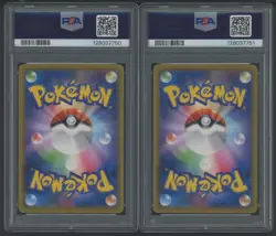 Lot (3) Pokemon Japanese Stamp Cramorant & Pikachu PSA 10 Sequential + Box Deck - Image 2