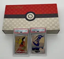 Lot (3) Pokemon Japanese Stamp Cramorant & Pikachu PSA 10 Sequential + Box Deck - Image 3