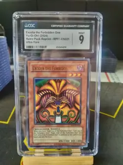 CGC 9 MINT Exodia the Forbidden One! RP01-EN021 Ultra Rare - Image 1