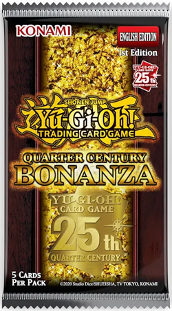 2024 Yugioh Quarter Century Bonanza 1st Edition Booster Pack [1-Pack] - Image 1