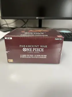 One Piece OP-02 Paramount War Booster Box English Sealed New - Image 2