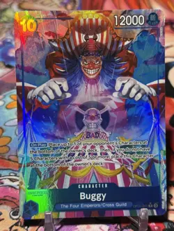 BUGGY - One Piece TCG OP09-051 - AA Alt Art Rare R - Emperors in the New World - Image 1