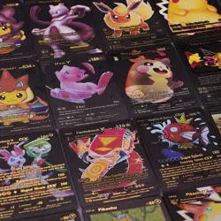 New Foil Black PACK 55/110 CARDS TCG GX Vmax GX Card Charizard Rare Pokemon Card - Image 4