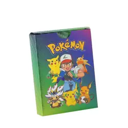 Pokemon Card Foil Laser Color PACK 55 CARDS TCG GX Vmax GX Card Charizard Rare - Image 2