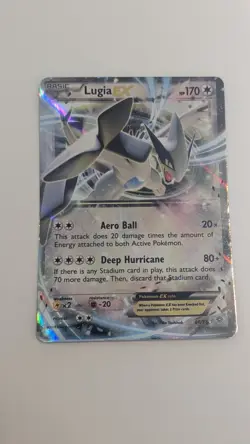 Lugia EX 68/98 XY - Ancient Origins Holo HP/damaged, dent in both cards - Image 1