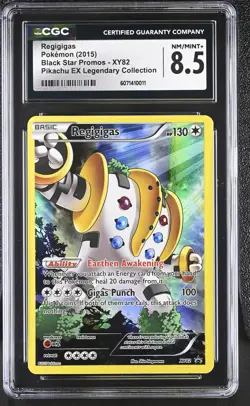 CGC 8.5 Regigigas Black Star Promo XY82 Pokemon Card - Image 1