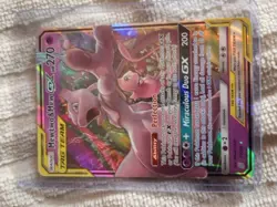 Pokemon Mewtwo & Mew GX TCG Card 71/236 Unified Minds Holo, Near Mint Condition - Image 1