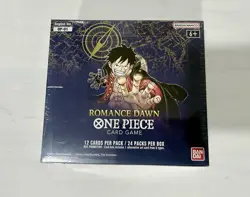 SEALED! One Piece Card Game Romance Dawn Booster Box OP-01 Blue Bottom English! - Image 1