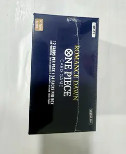 SEALED! One Piece Card Game Romance Dawn Booster Box OP-01 Blue Bottom English! - Image 3