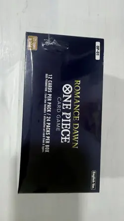 SEALED! One Piece Card Game Romance Dawn Booster Box OP-01 Blue Bottom English! - Image 4