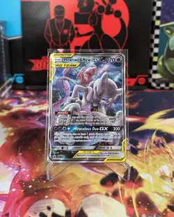Mewtwo & Mew GX SM191 SM Holo LP/ MP Card - Image 2