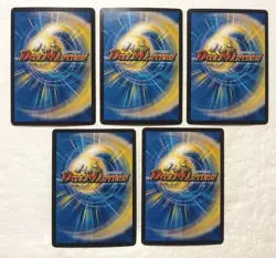 Lot of 5 Japanese Duel Masters Trading Card Game VR Card Set - Image 2