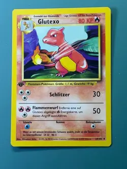 Pokemon Card - German 1st Edition Glutexo (24/102) Charmeleon Base Set ***NM*** - Image 1
