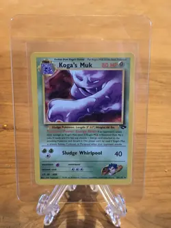 KOGA'S MUK 026/132 Gym Challenge Pokemon Card Rare WOTC NM - Image 1